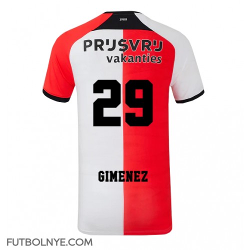 Camiseta Feyenoord Santiago Gimenez #29 Primera Equipación 2024-25 manga corta